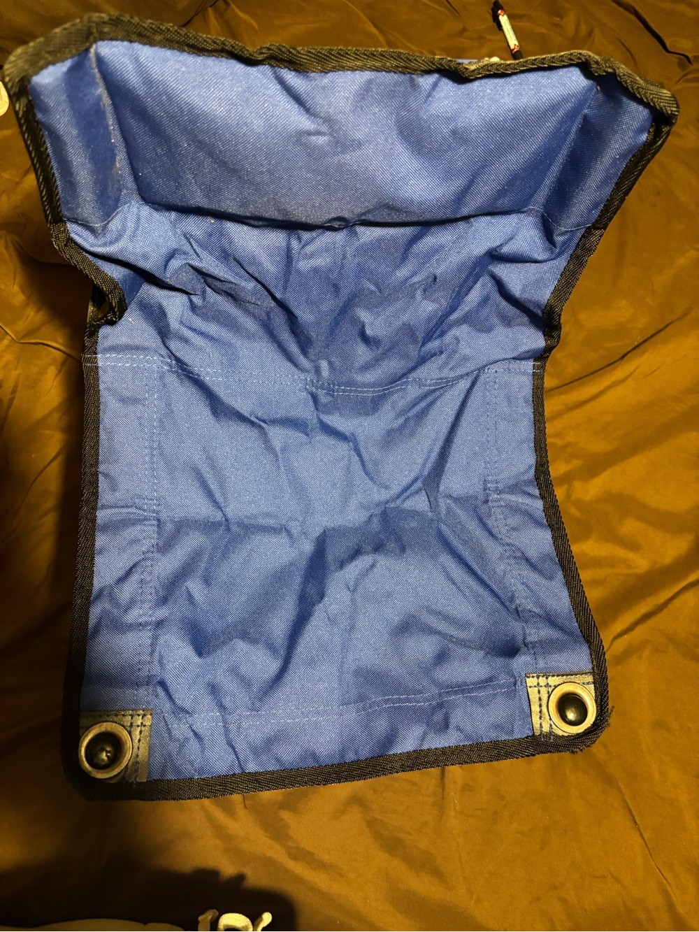 Foldable Blue Camping Stool - Picture 2 of 4